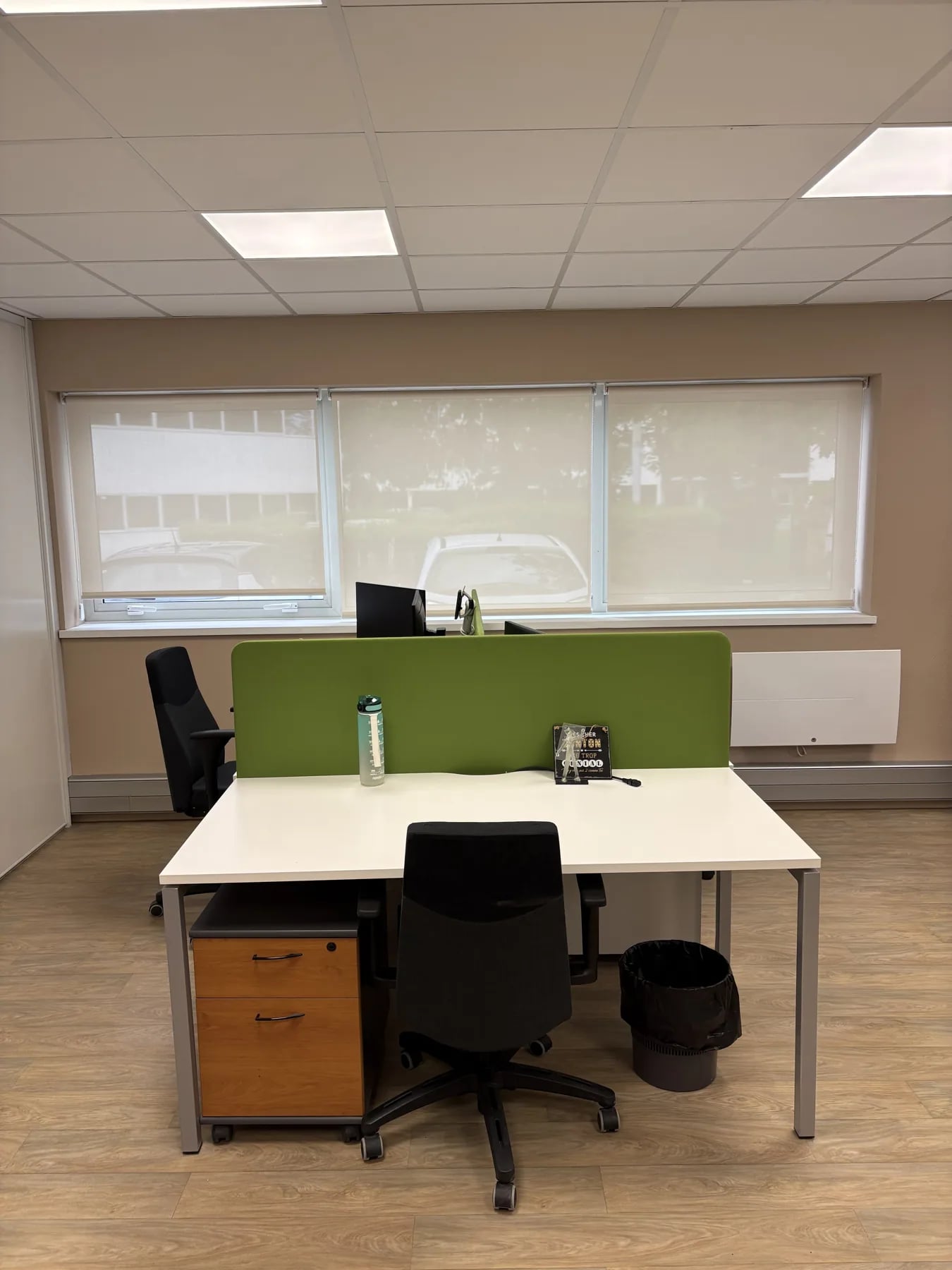 Bureaux professionnels peints et aménagés